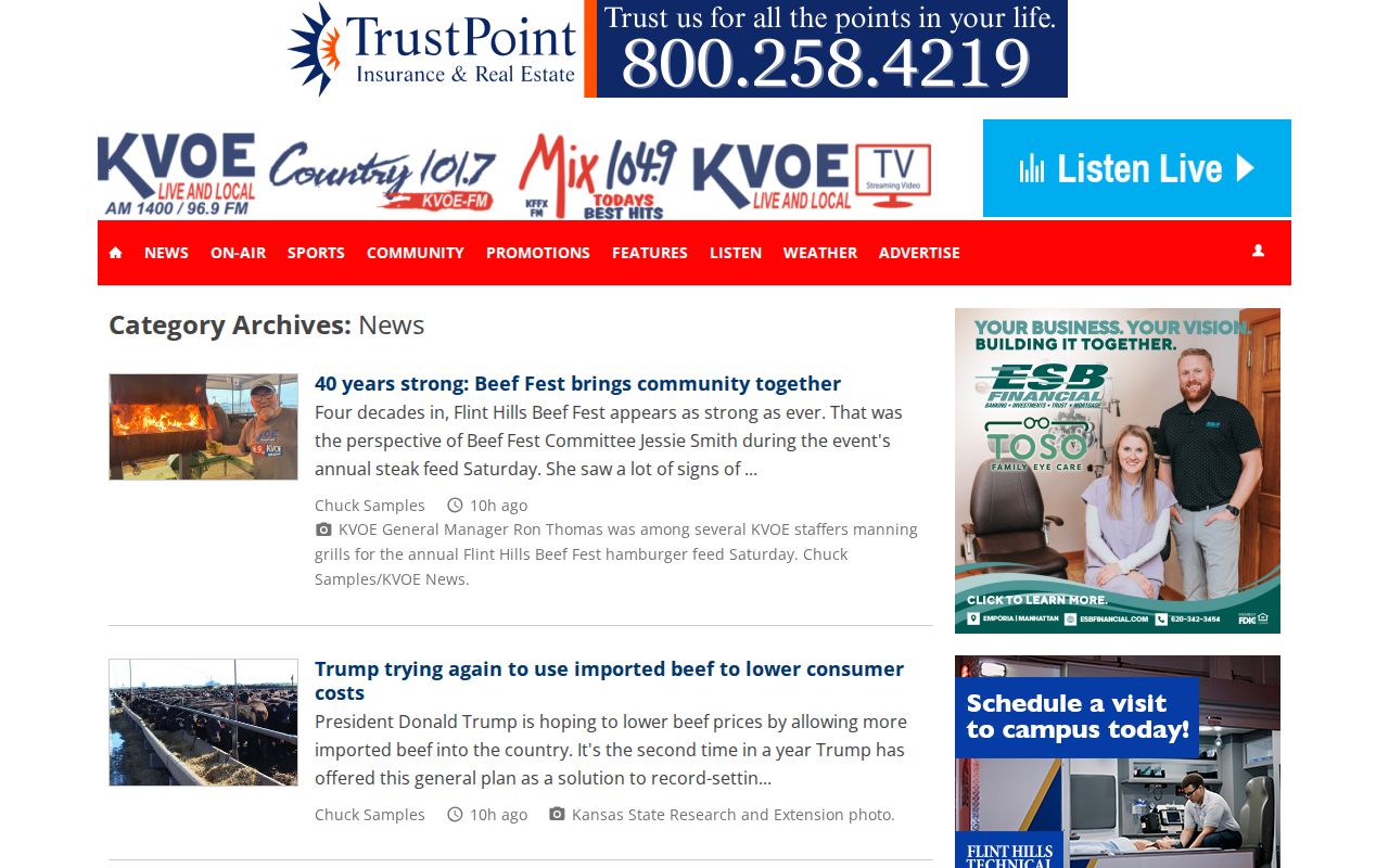 KVOE regional Morris County crime news archive